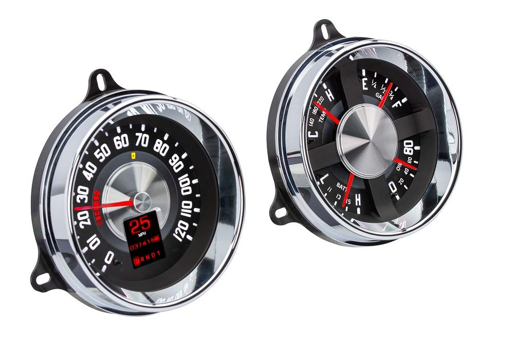 Dakota Digital Retrotech RTX-54C-PU-X Gauge Instrument System Compatible with 1954 Chevy Pickup