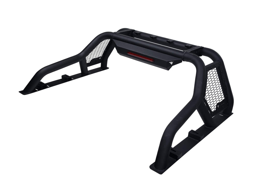 CR1 Chase Rack Armordillo USA with 3rd Brake Light for Full Size Trucks (Excl. Dodge Ram), Black