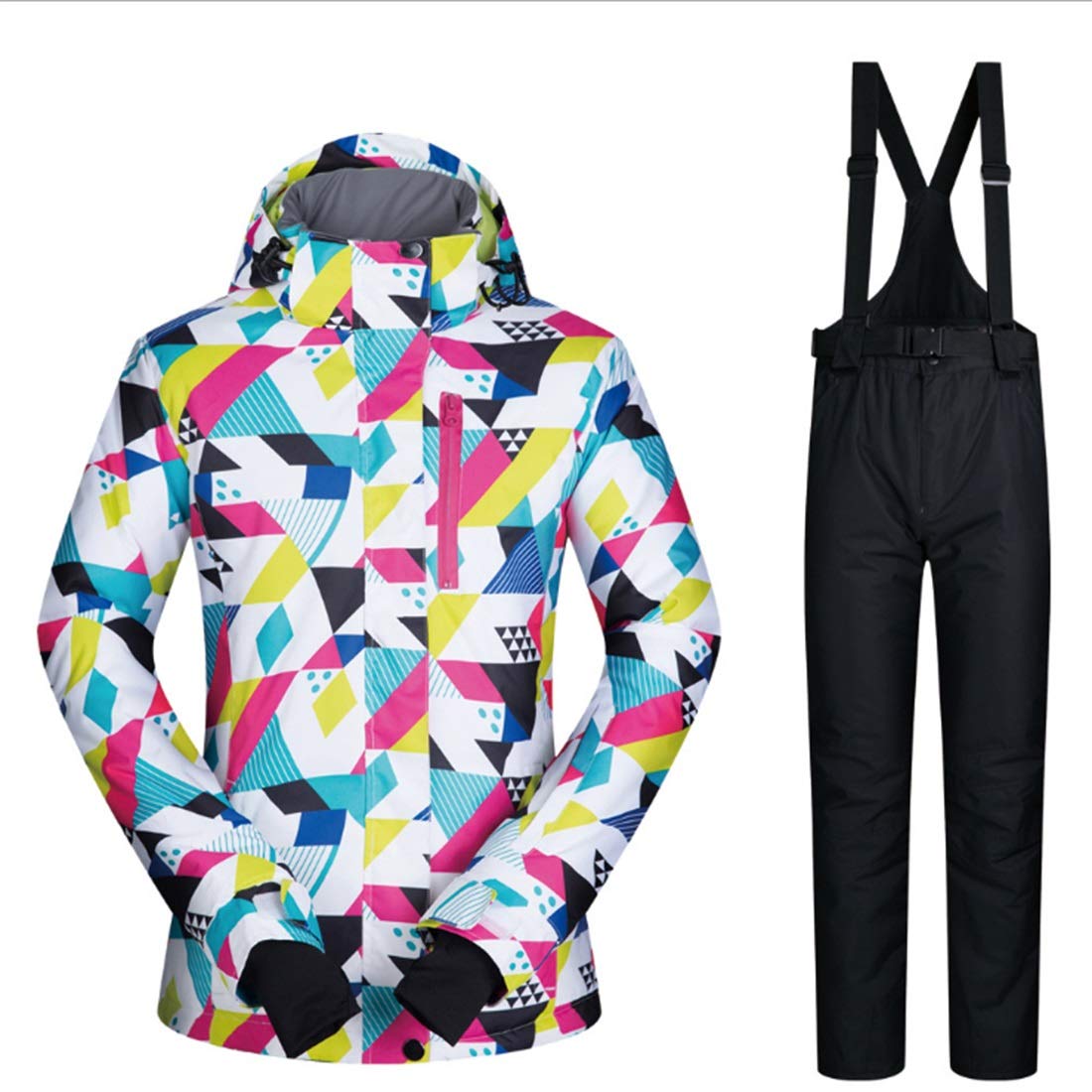 Women's CINNDDEY Jacket Winter Girl Coat Outdoor Sports Dress Ski Jacket Windproof & Waterproof, 02, Large