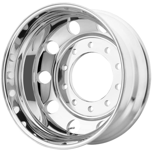 ATX AO200 HL Polished BAJA LITE Wheel with Aluminum (22.5 x 14. inches /10 x 285 mm, -139 mm Offset)