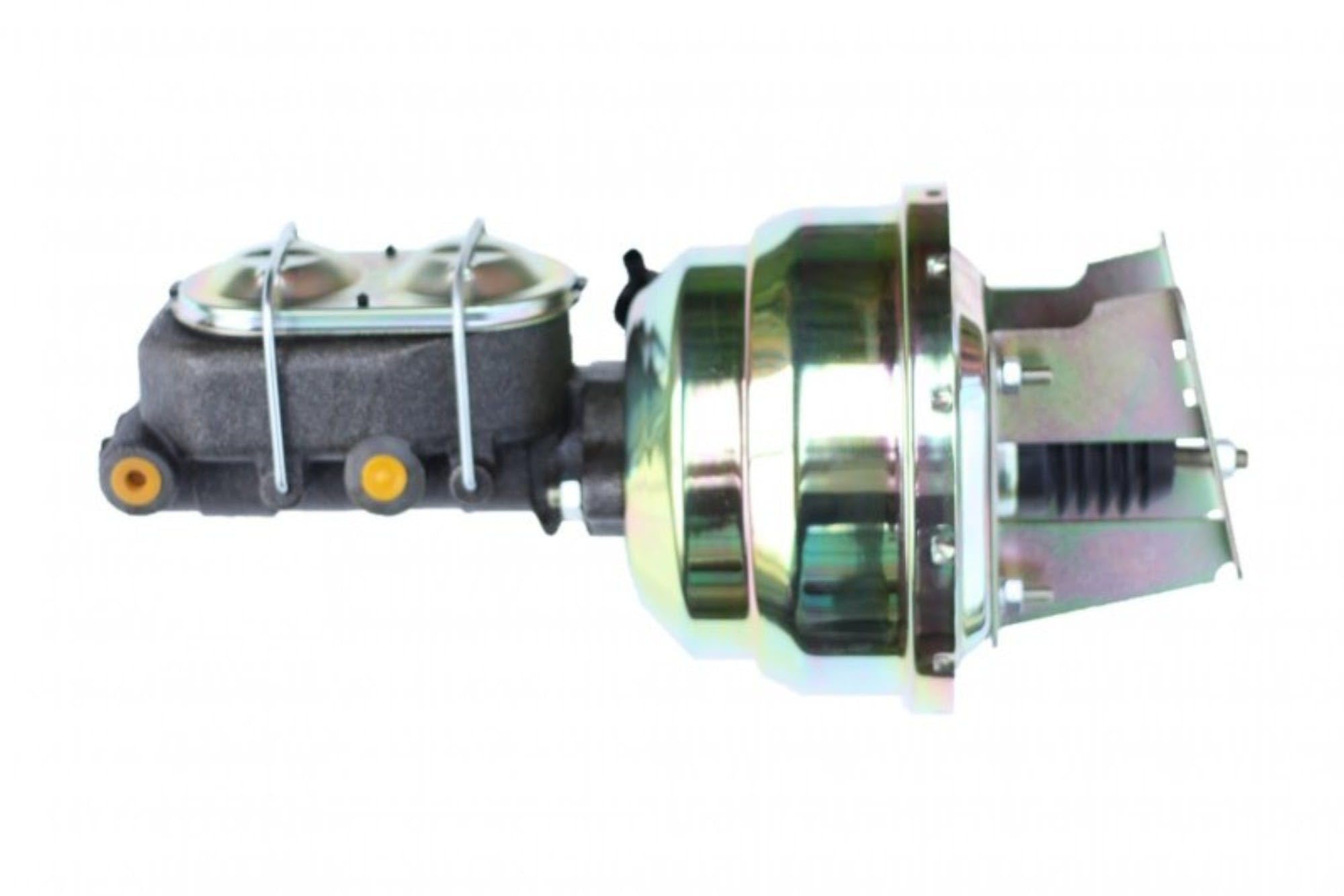8 Inch LEED BRAKES Dual Power Booster With 1-1/8 Inch Bore Master And Bracket Kit (Zinc)