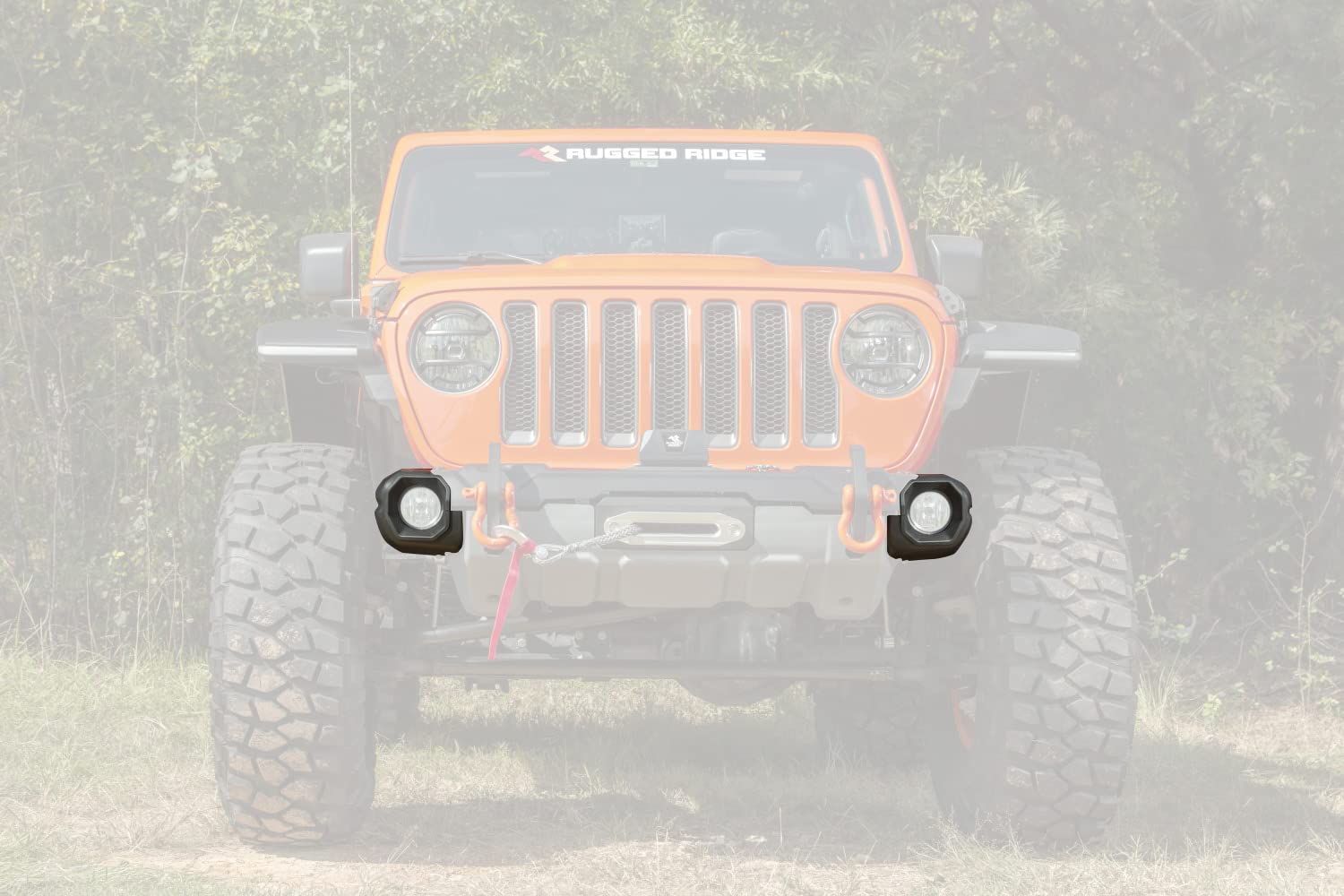 Venator Bumper Rugged Ridge Stubby End Kit | Satin Black, Steel | 11549.64 | Fits Venator Bumpers from Rugged Ridge