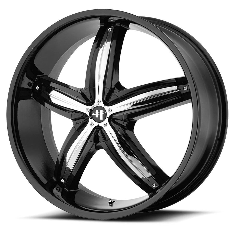 Helo HE84488031340 18X8 HE844 5X100/4.5 G-BLK W/Accents 40MM
