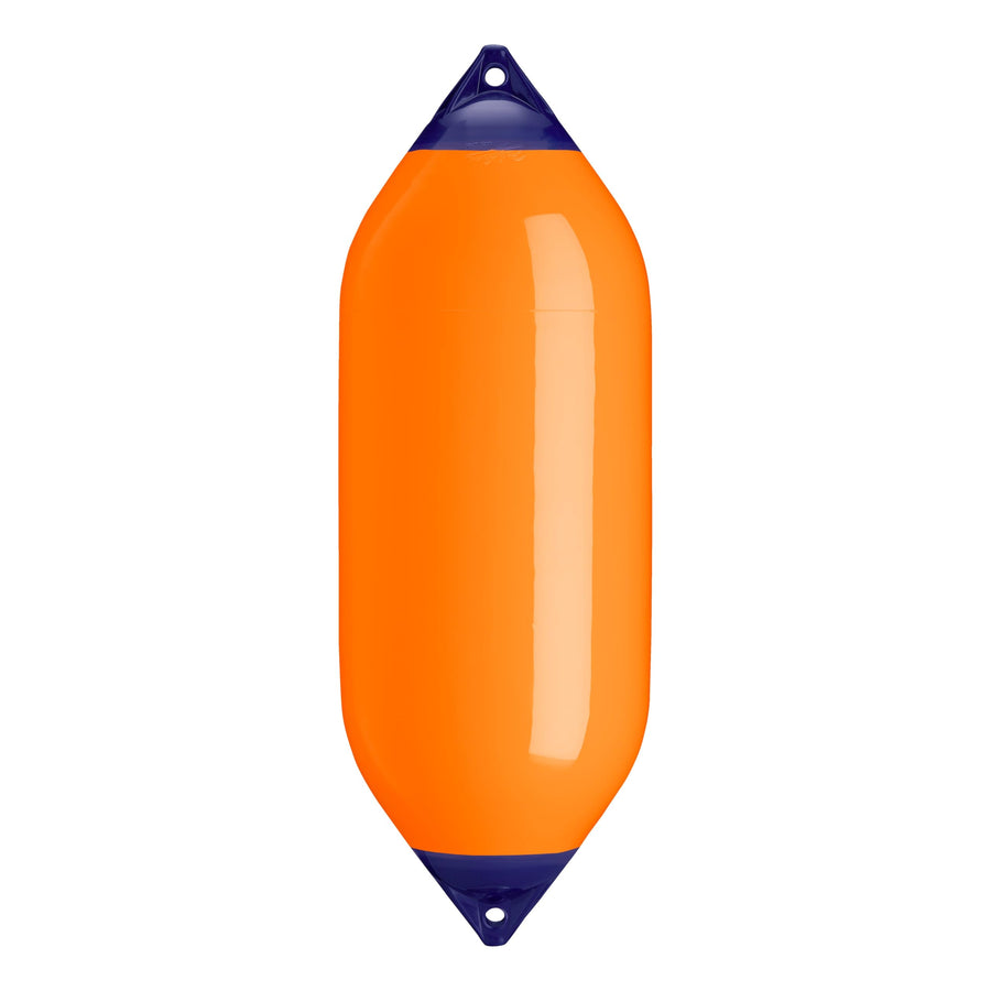 Polyform F-10 Standard Boat Fender F-Series - Blue Ropehold Orange