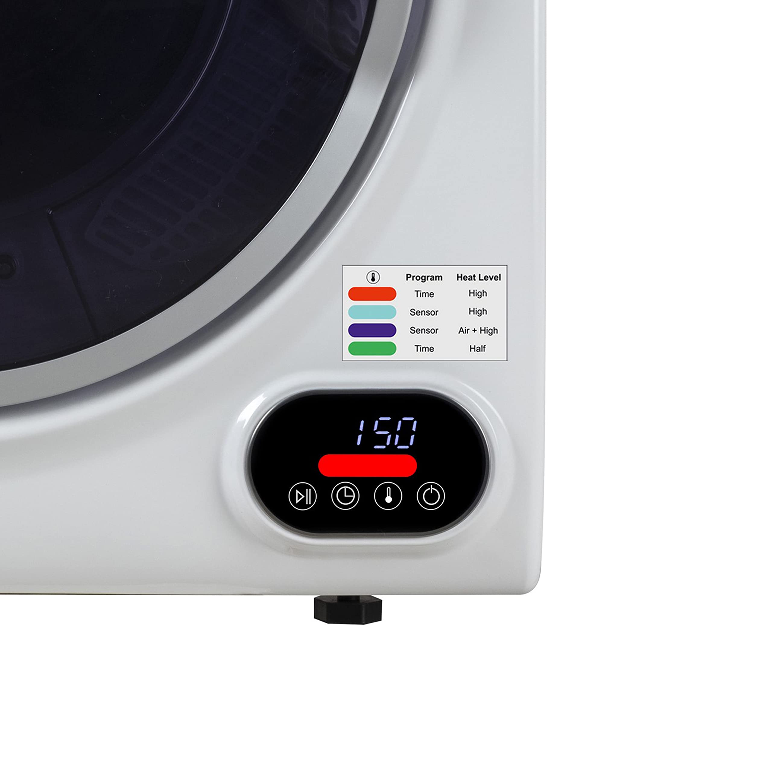 Equator 110V 3.5 cu.ft. Compact Digital Vented Sensor Dryer (ED 852 White)
