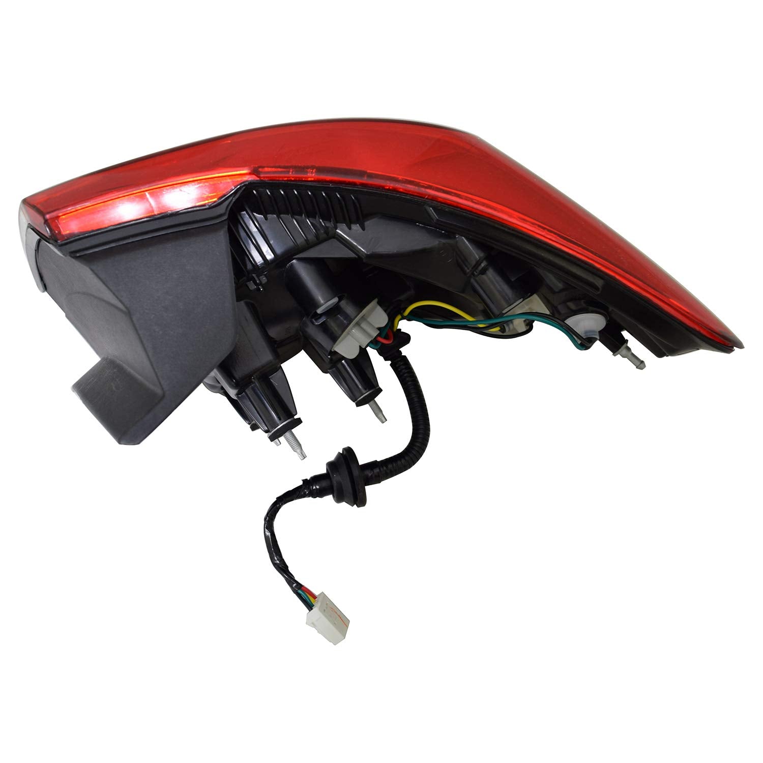 Left TYC Tail Light Assembly Compatible with 2010-2012 Hyundai Santa Fe