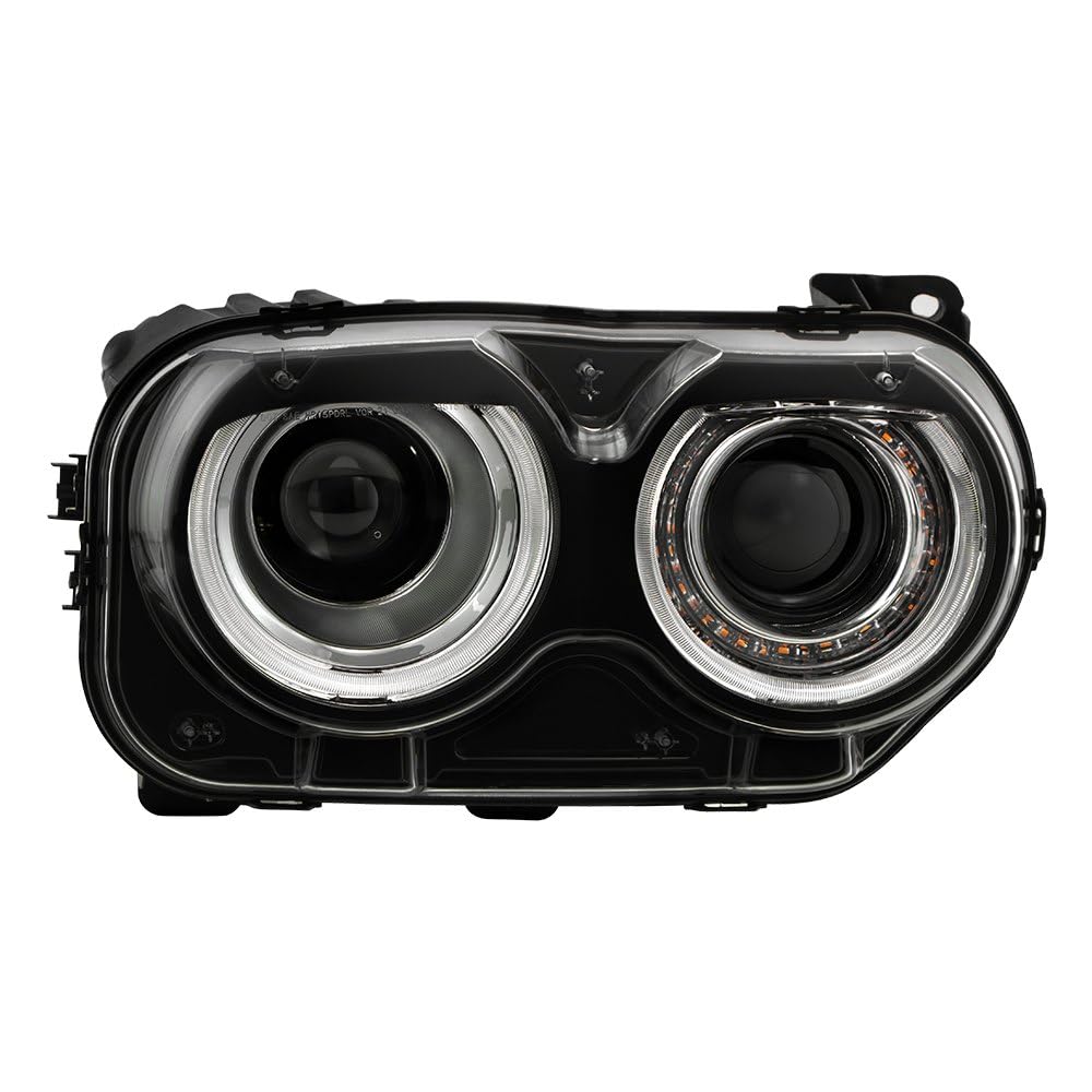Dodge Challenger Spyder (POE) 15-20 HID w/LED DRL Headlight - Low Beam-D3S(Not Included) ; High Beam-D3S(Not Included) ; Signal-LED - OE Right
