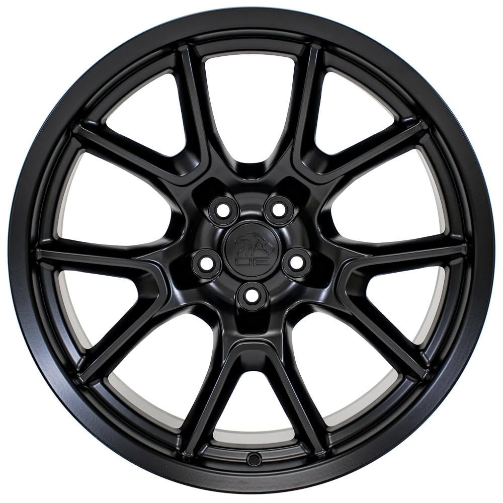 20" Replica Wheel Dg21 OE Wheels Fits Dodge Challenger 20X10 Satin Black Wheel