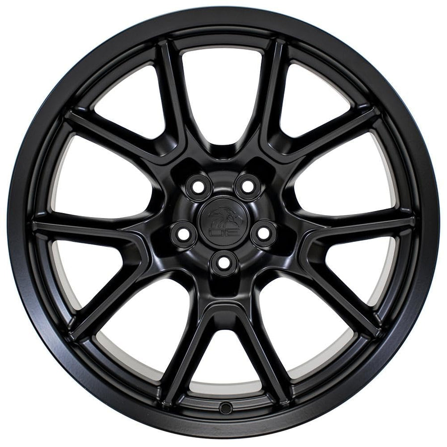 20" Replica Wheel Dg21 OE Wheels Fits Dodge Challenger 20X10 Satin Black Wheel