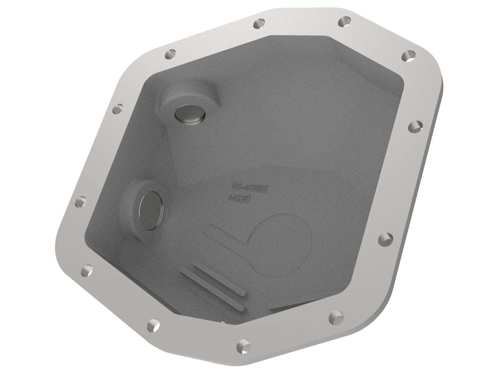 aFe POWER Rear Differential Cover Street Series Raw w/Machined Fins - #46-71170A - Ford Ranger 19-23 L4-2.3L (t) (Dana M220)