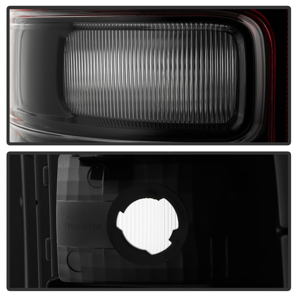 Dodge Ram 2500 Spyder (POE) 19-24 Halogen Big Horn/Tradesman Black Bezel Red Len Tail Light - OE Left (No Harness)