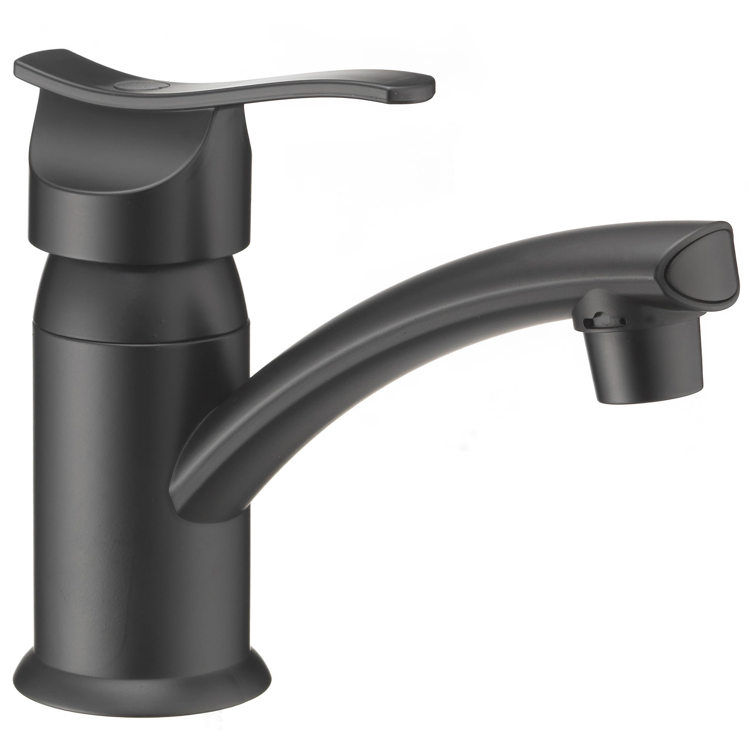 Dura Faucet Streamline RV Single Lever Centerset Lavatory Sink Faucet (Matte Black)