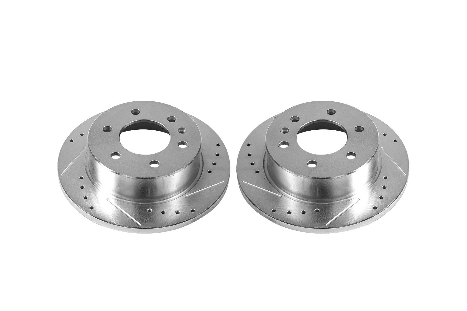 Power Stop Rear Drilled and Slotted Rotor (Pair) For Sprinter 2500, Sprinter 3500, Freightliner Sprinter 2500, Freightliner Sprinter 3500, Sprinter 2500, Sprinter 3500 [Model Specific] EBR1038XPR