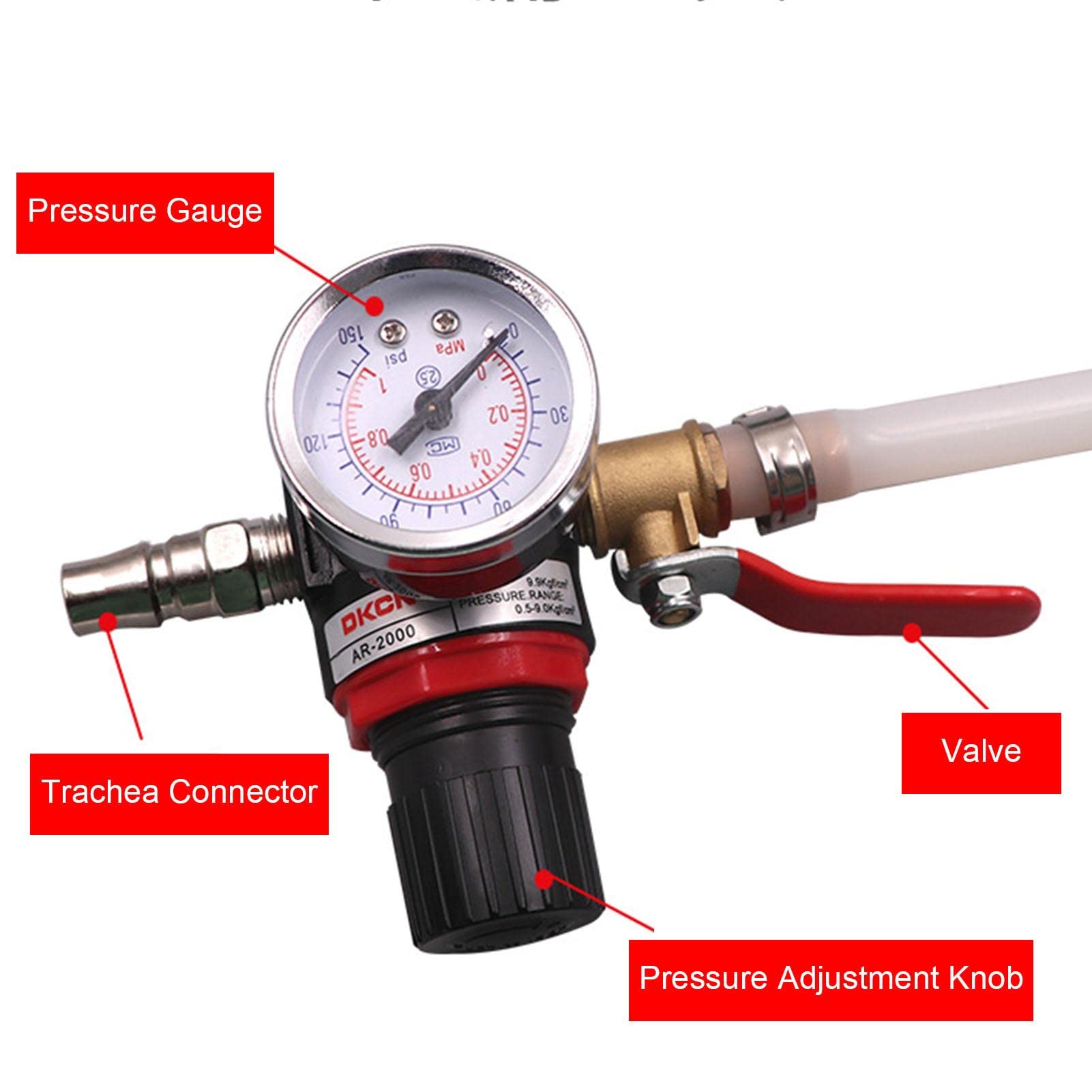 Automotive Water Tank Leak Test Tool, Car Cooling Radiator Pressure Tester | Fast and Efficient Dedaiby
