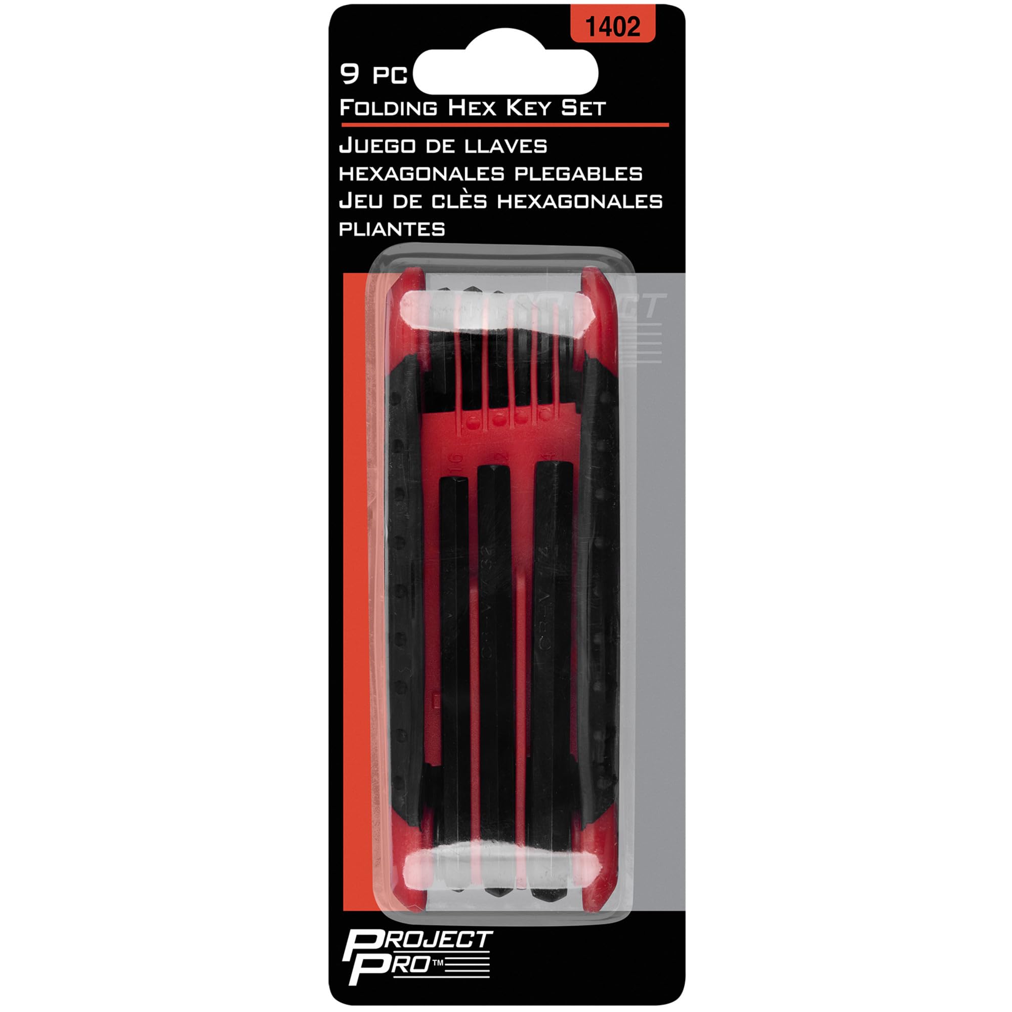 Bi-Material Handle Performance Tool 1402 Drill Bit Set - 9 Sizes Ranging from 5/64 to 1/4-Inch for Precision Drilling
