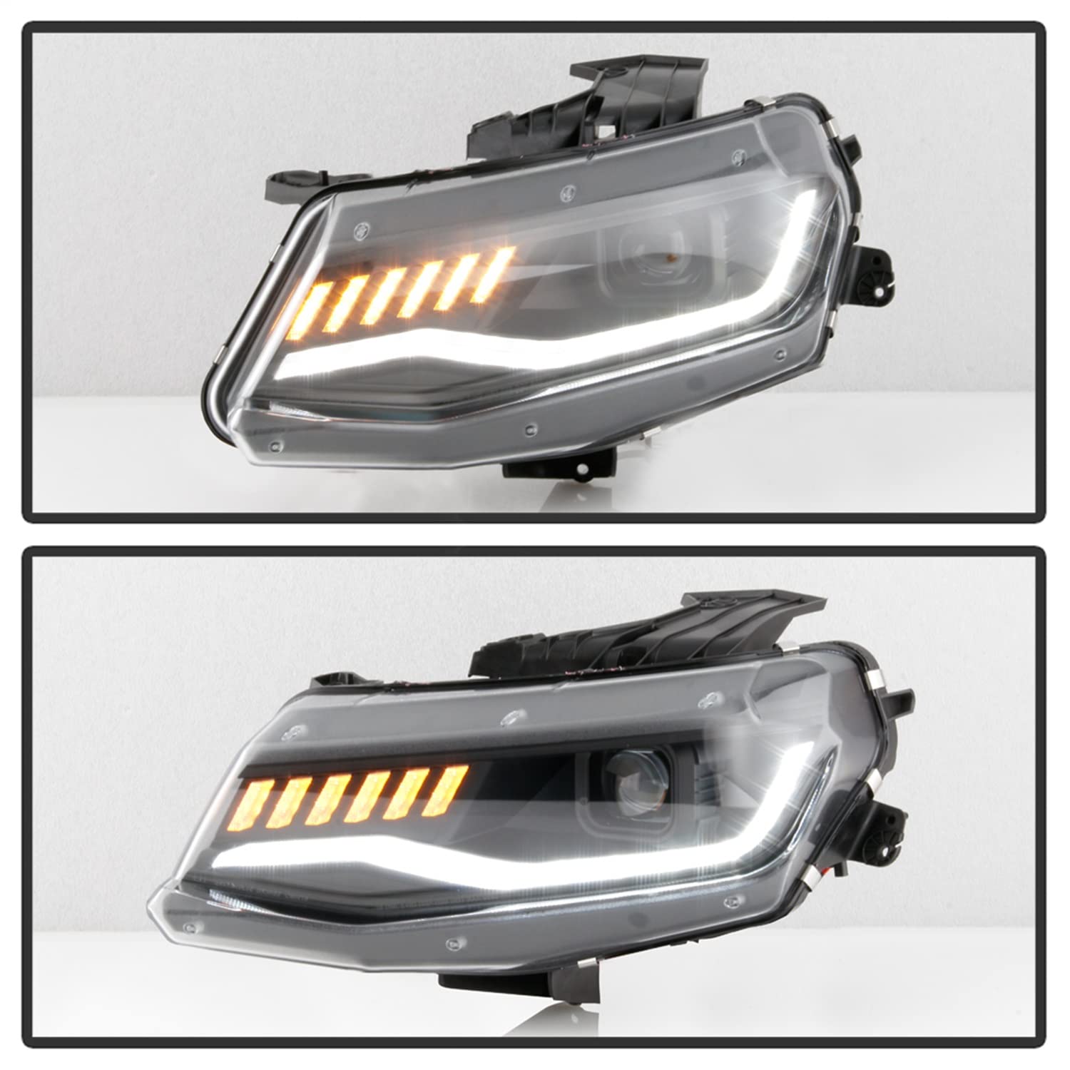 Projector Headlight Spyder - (PRO-YD-CCAM16HIDSI-SEQ-BK)