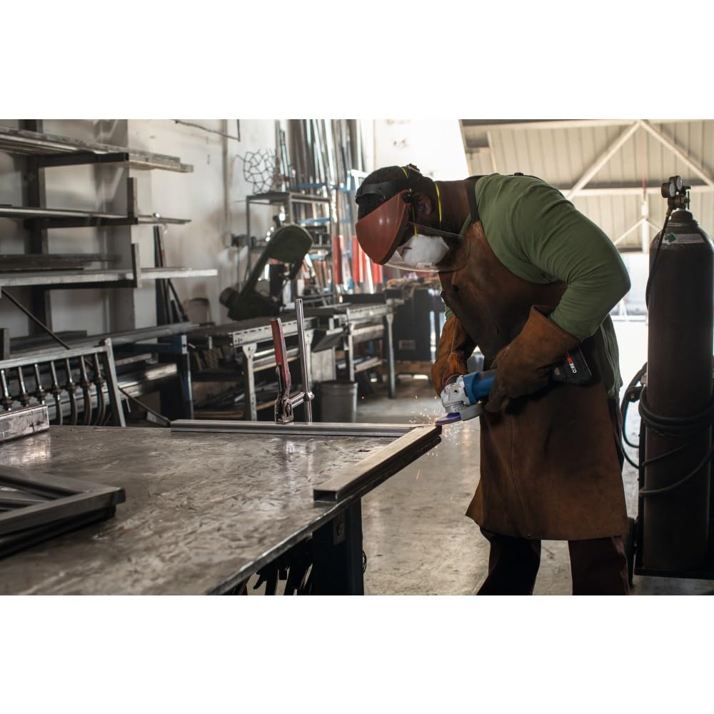 Bosch 18V GWX18V-50PCB14 X-LOCK Brushless Connected-Ready 4-1/2 In. – 5 In. Angle Grinder with No Lock-On Paddle Switch Kit and (1) CORE18V® 8 Ah High Power Battery