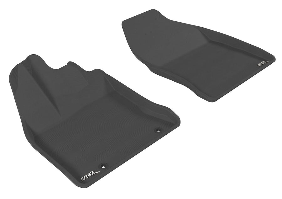 Kagu 3D MAXpider Custom Fit Floor Mat (Black) Compatible with Lexus CT Hybrid 2011-2017 - Front Row