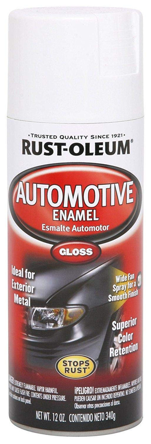 Automotive Rust-Oleum 252468 Enamel Spray Paint Rust Preventive, 12 Oz Aerosol, 8-10 Sq-Ft/Can, 12 Ounce, Gloss White, 11 Fl Oz