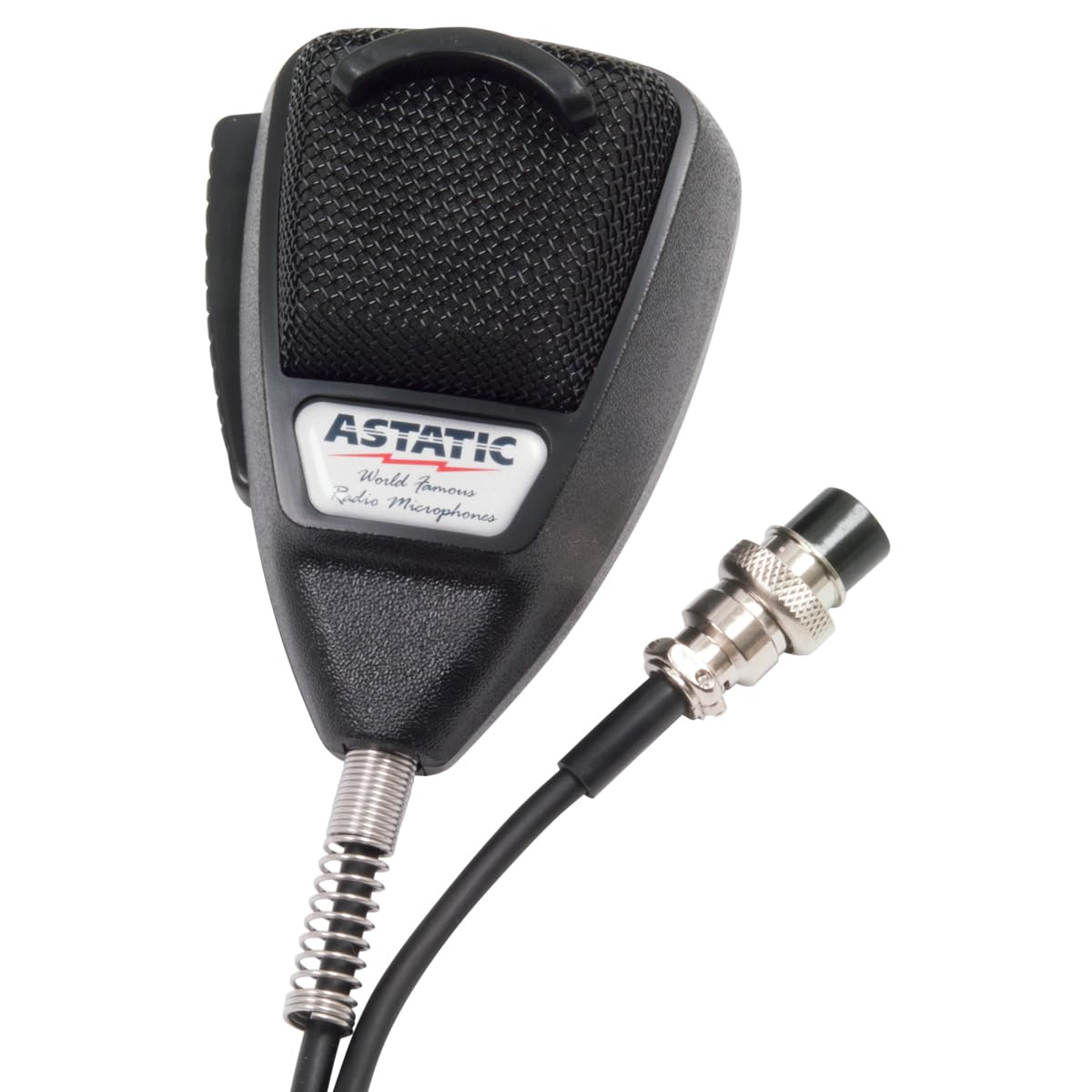 4-Pin ASTATIC Noise-Cancelling Microphone (Black) 302-10001