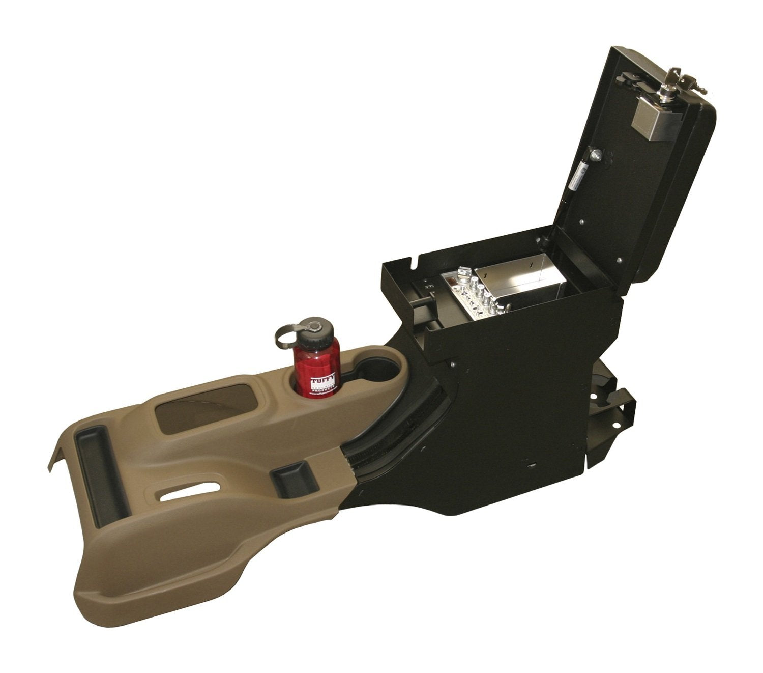 Center Console Tuffy Security Products | Series II Rear Half for Jeep Wrangler JK | 2011-2018