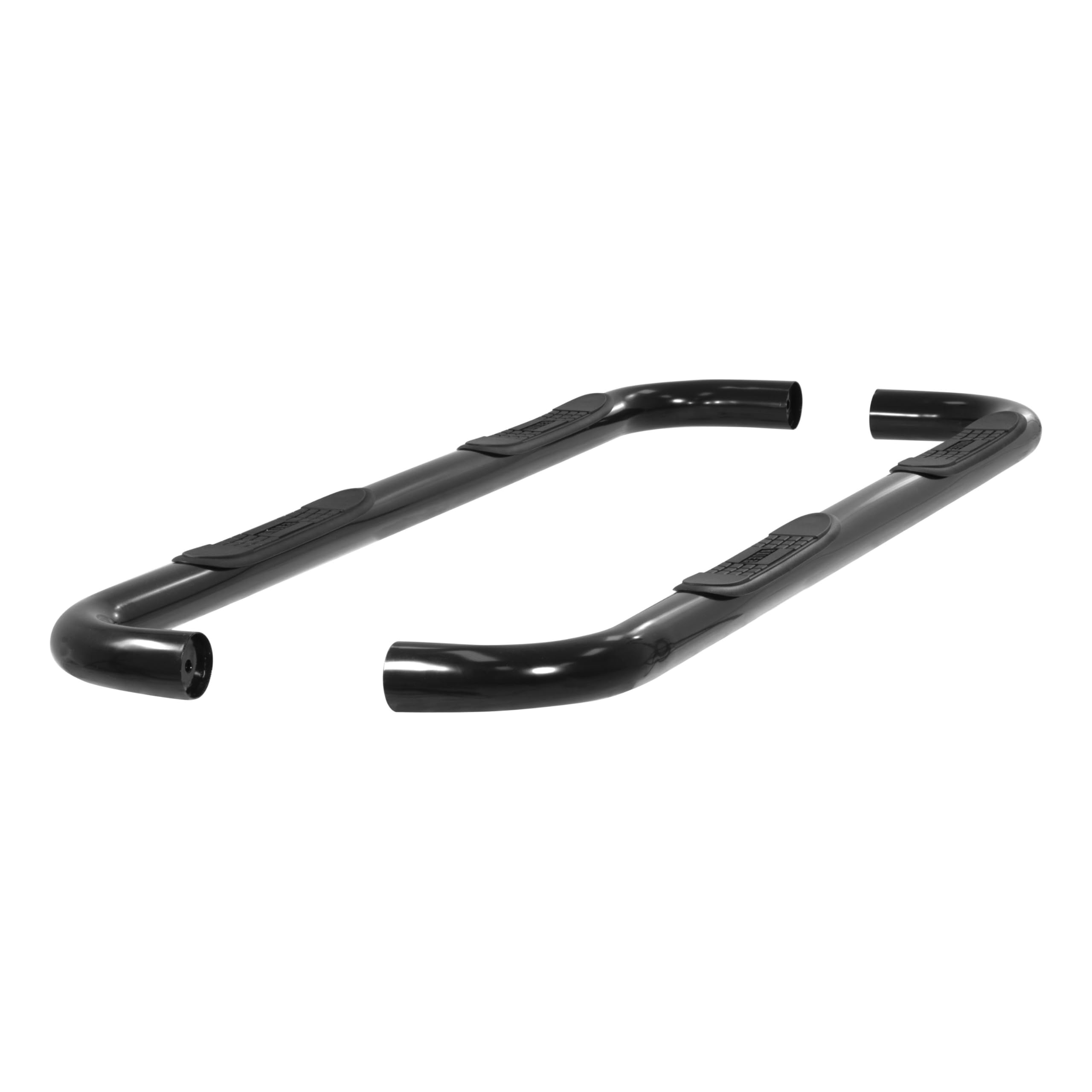 3-Inch Round Black Steel ARIES Nerf Bars, No-Drill, Fits Select Chevrolet Tahoe, GMC Yukon