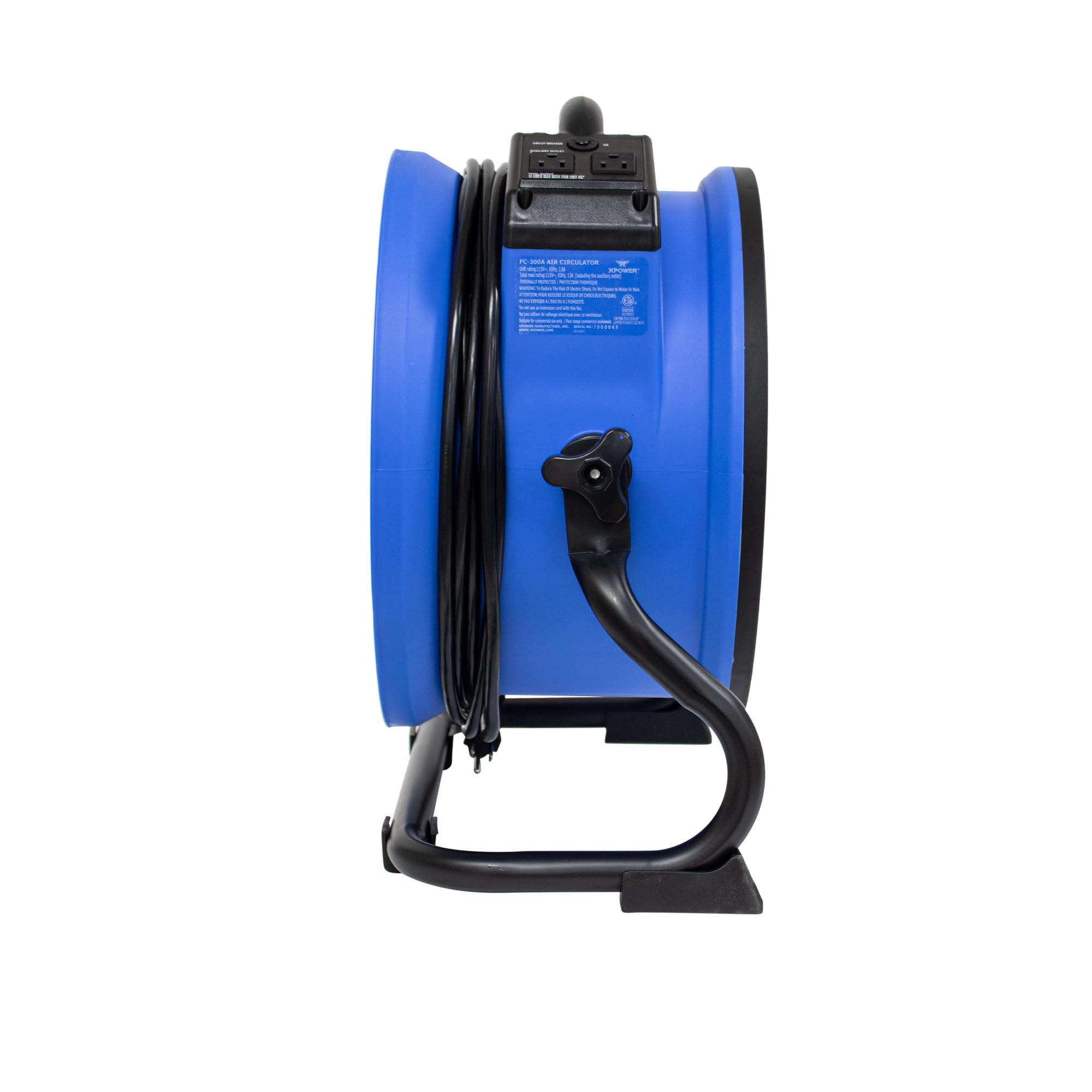 1/4 HP XPower FC-300A 2100 CFM 14" 4 Speed Multipurpose Pro Air Circulator Fan