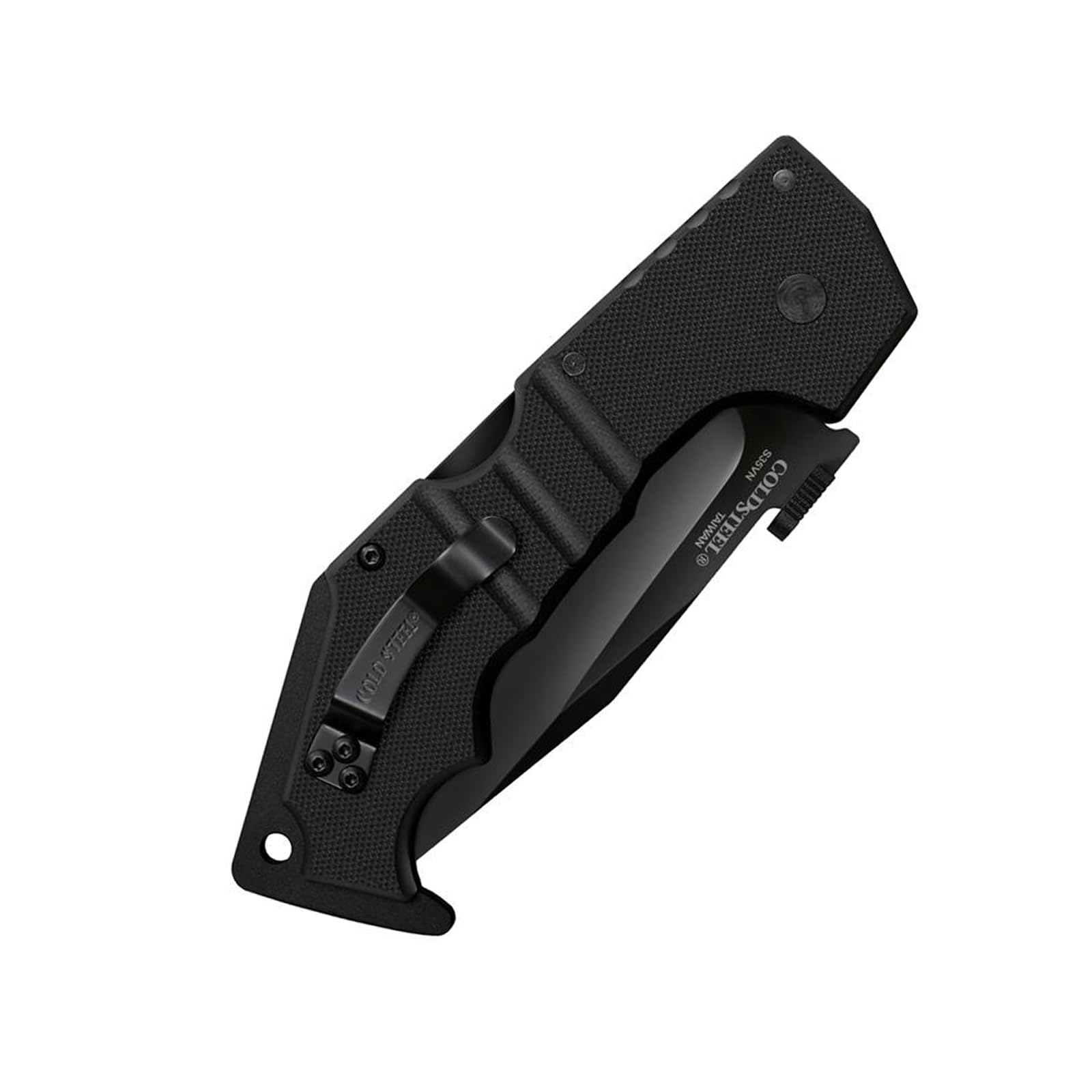 Cold Steel 3.5" AK-47 S35VN Razor-Sharp Clip Point Blade 5.5" G-10 Handle Tactical Folding Knife w/Tri-Ad Lock, Ambidextrous Pocket/Belt Clip