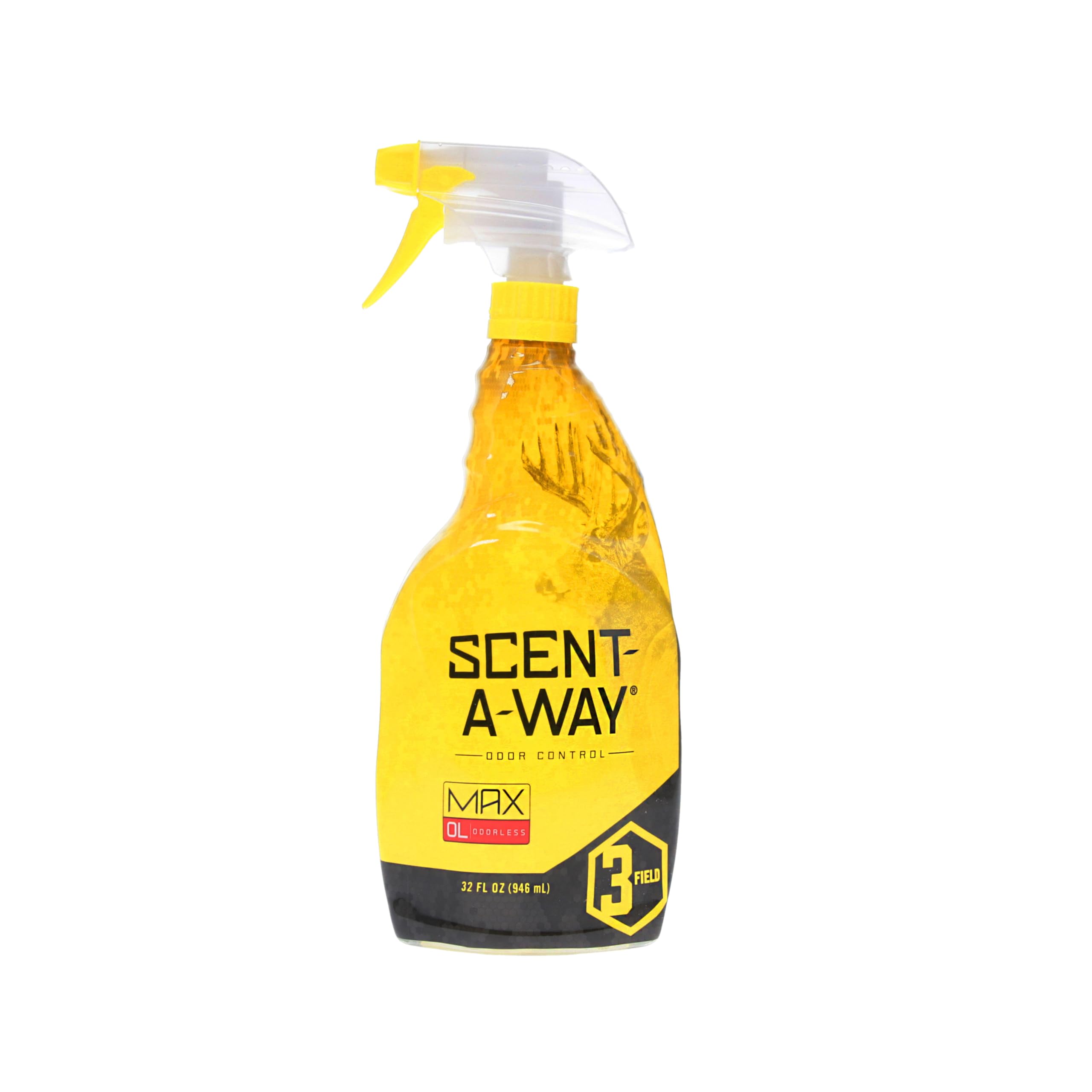 Scent-A-Way MAX Hunters Specialties Field Odorless Spray | Hunting Scent Eliminator - Cover Scent for Deer Hunting - 24 OZ