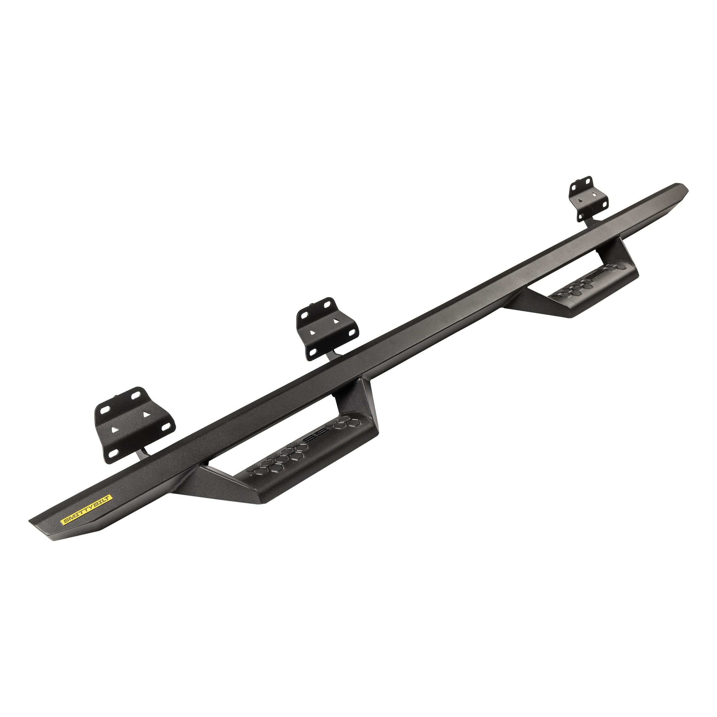 Angular Drop Steps Smittybilt EXT24CC-TX Textured Black, Fits 2024+ Toyota Tacoma Double Cab