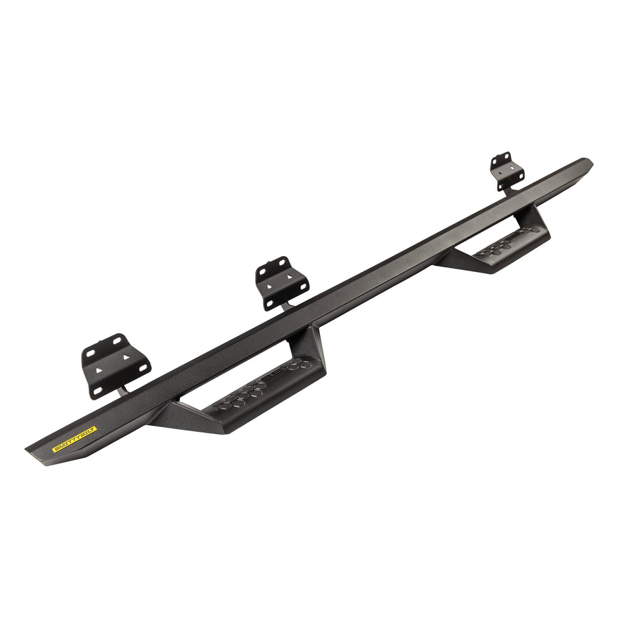 Angular Drop Steps Smittybilt EXT24CC-TX Textured Black, Fits 2024+ Toyota Tacoma Double Cab