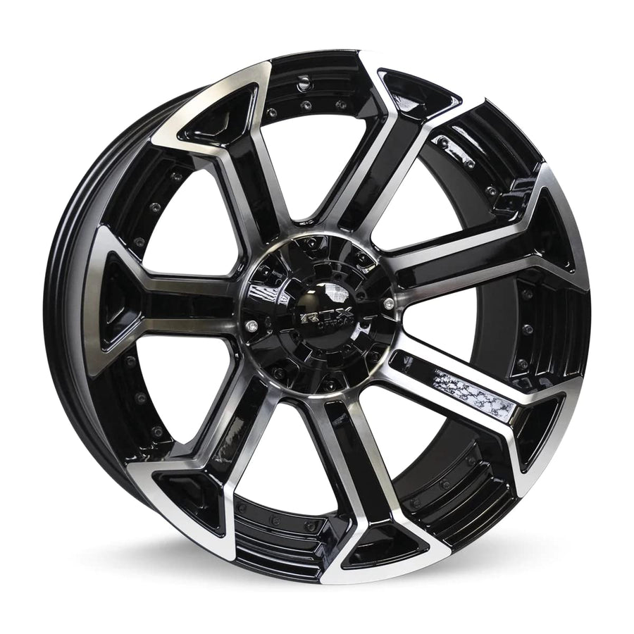 Peak RTX Custom Wheel - 18x9, 0 Offset, 6x135 Bolt Pattern, 87.1mm Hub - Black Machined Rim