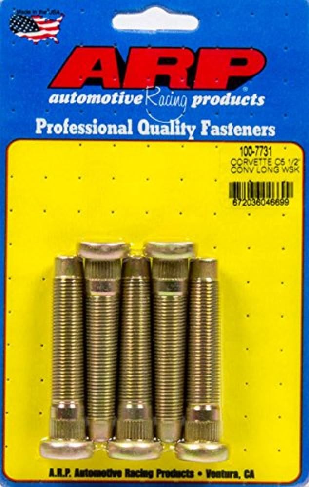 Wheel ARP 100-7731 Stud Kit (5pkC5 Corvette 1/2-20 Conv.)