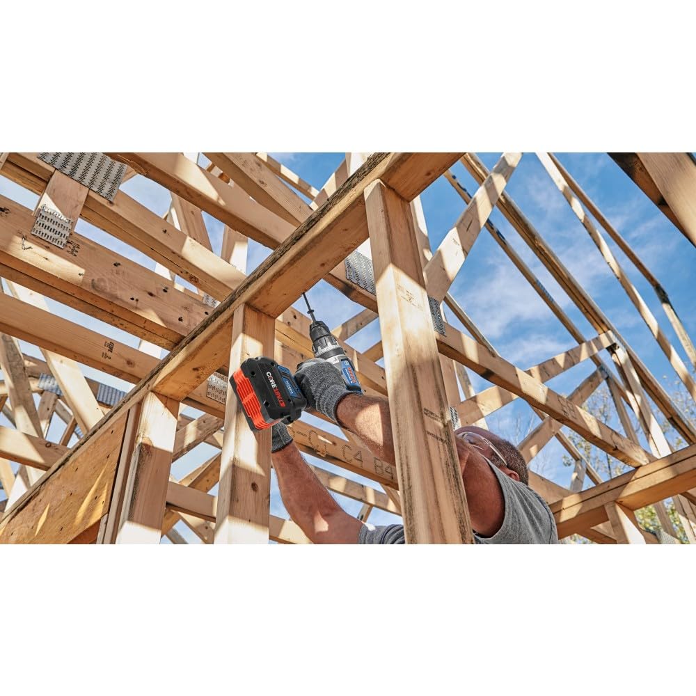 BOSCH PROFACTOR™ GSB18V-1330CB14 18V Connected-Ready 1/2 In. Hammer Drill/Driver Kit with (1) CORE18V® 8 Ah High Power Battery