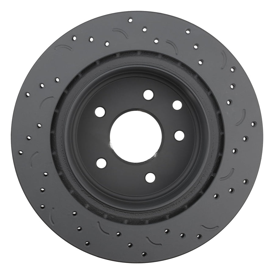 Hawk Performance Cross-Drilled and Slotted HTC4937 Talon Rotors