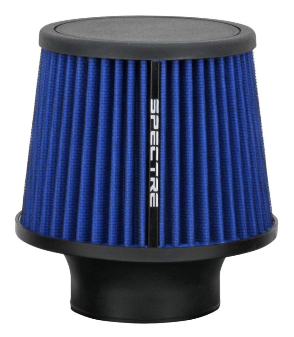 Universal Spectre Clamp-On Air Filter: High Performance, Washable Filter: Round Tapered; 3 in (76 mm) Flange ID; 6.5 in (165 mm) Height; 6 in (152 mm) Base; 4.75 in (121 mm) Top, SPE-9136