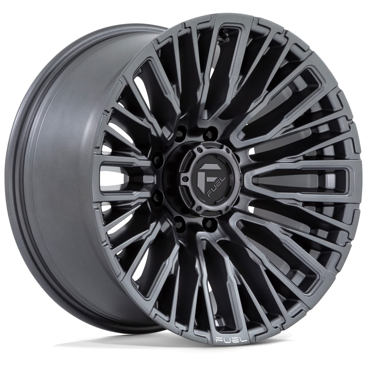 D848 REBAR FUEL OFF-ROAD 20X10, 8X6.5, 4.79, -18mm MATTE GUNMETAL - D84820008247