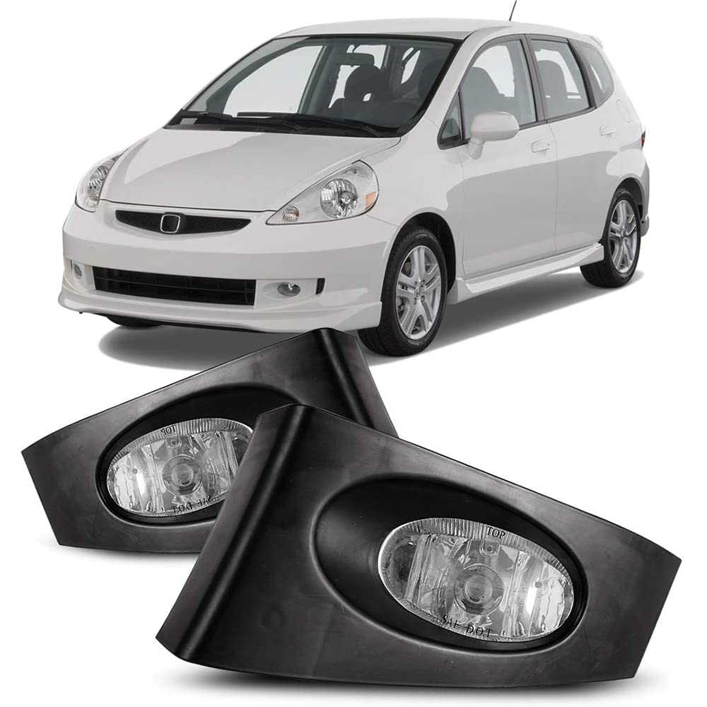 OEM Series Winjet for [2006-2008 Honda Fit] Driving Fog Lights + Switch + Wiring Kit
