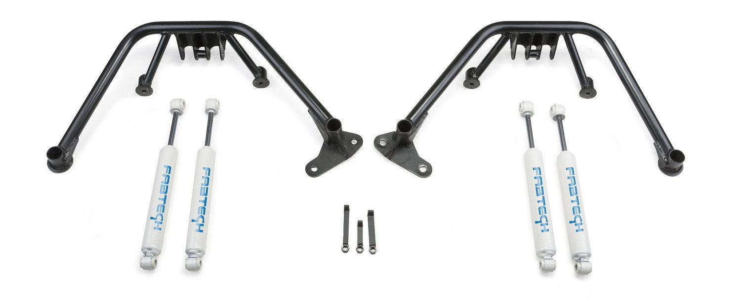 Fabtech Dual FTS21101 Shock Kit with Performance Shock for 6" RTS Suspension Lift 4WD GM 2500 HD