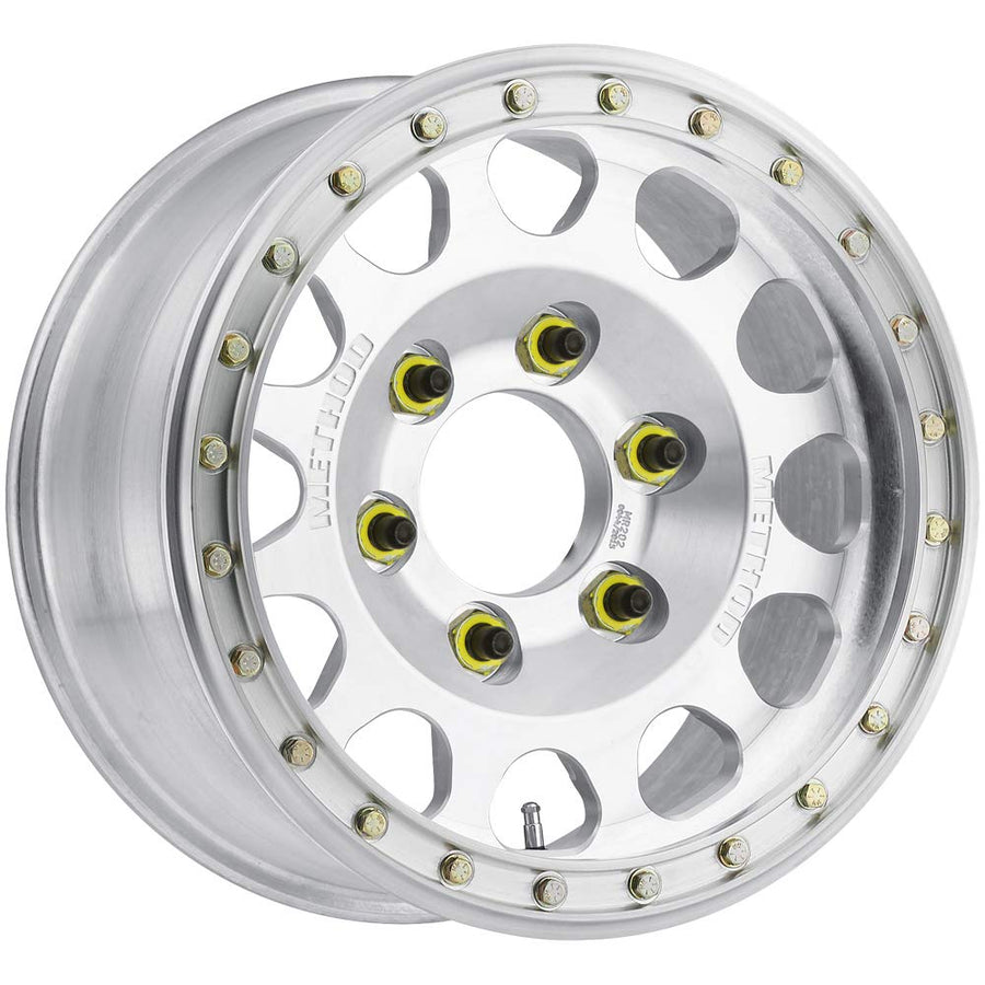Forged Method Race Wheels 202 Raw Machined 17x9" 6x6.5", 12mm offset 4.5" Backspace, MR20279070312B