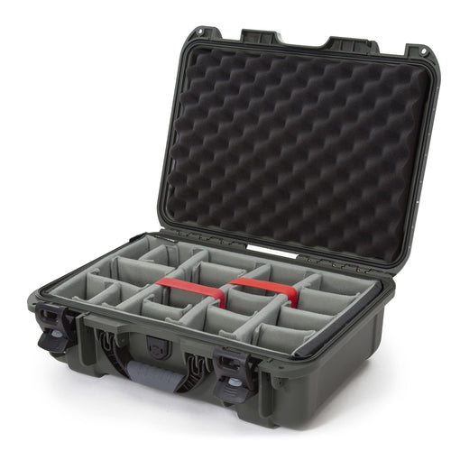 Waterproof Nanuk 925 Hard Case with Padded Dividers - Olive