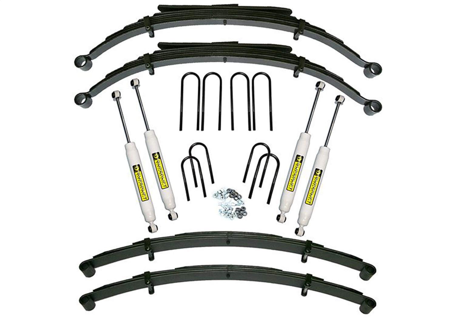 SUPERLIFT SUSPENSION RealTruck 4" Lift Kit for Chevy/GMC K-Series | Complete Lift Kit with Front & Rear Shadow Series Shocks | K438 | Fits 1973-1991 Chevrolet K20 / 3/4 Ton Suburban 4WD