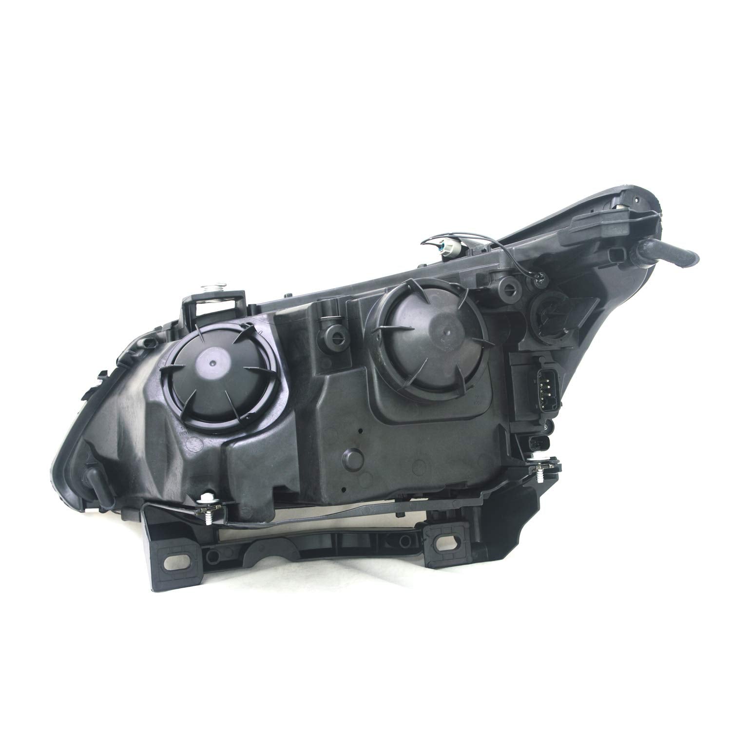 Left TYC Headlight Assembly Compatible with 2004-2007 BMW 5 Series