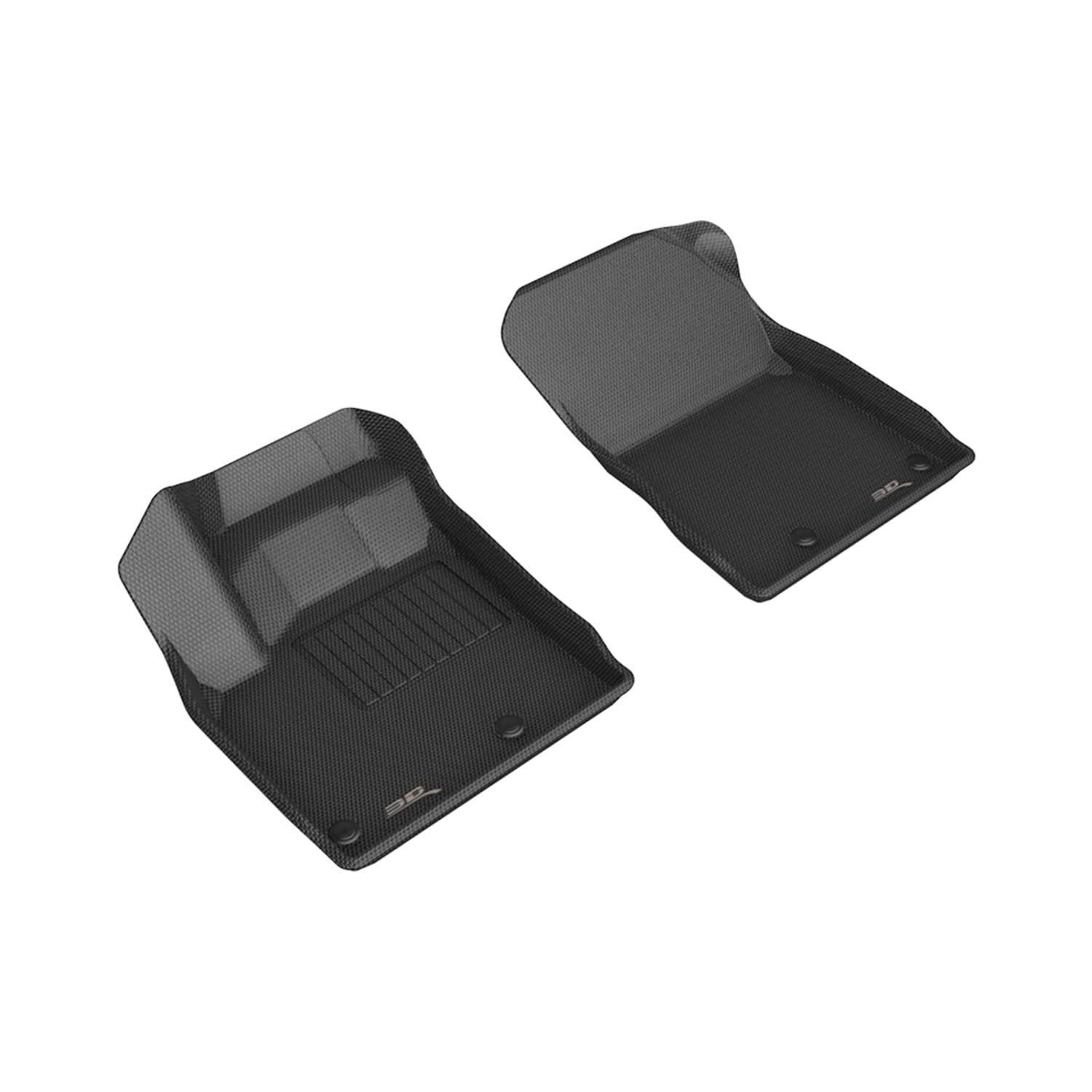 3D MAXpider Kagu Custom Fit Floor Mat (Black) Compatible with Nissan Rogue 2023-2026 - Front Row
