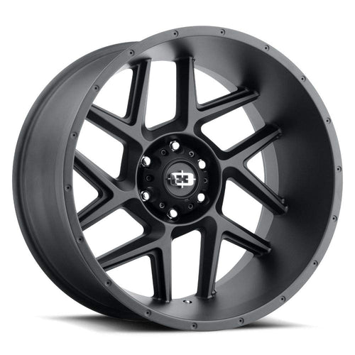 20x12 Vision Sliver 360 -55mm Black/Machined Wheel Rim 20" Inch