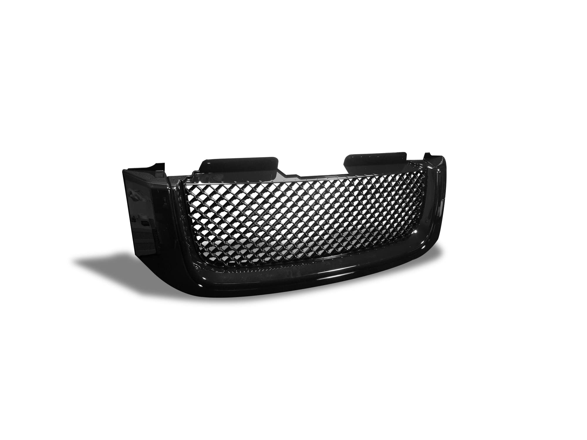 Mesh Front Hood Grille Armordillo USA 7148628 - Gloss Black Fits 2002-2009 GMC Envoy XL