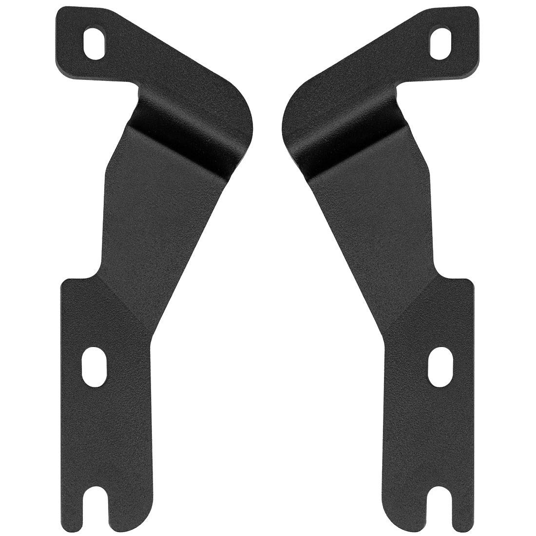 Rigid A-Pillar 46708 Light Kit, FITS 2016-2020 Tacoma, Inc 2 A-Pillar Mounting Brackets, 2x4 Inch 360-Series Drive Lights - Amber Back Lighting, Black Light Covers, Amber Light Covers, Wiring Harness