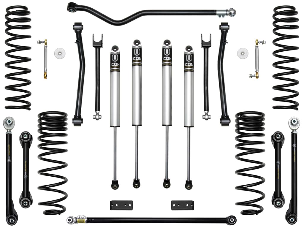 2.5" Lift, ICON Stage 5 Suspension System, Tubular UCA, Compatible with 2020-Up Gladiator, K22105T