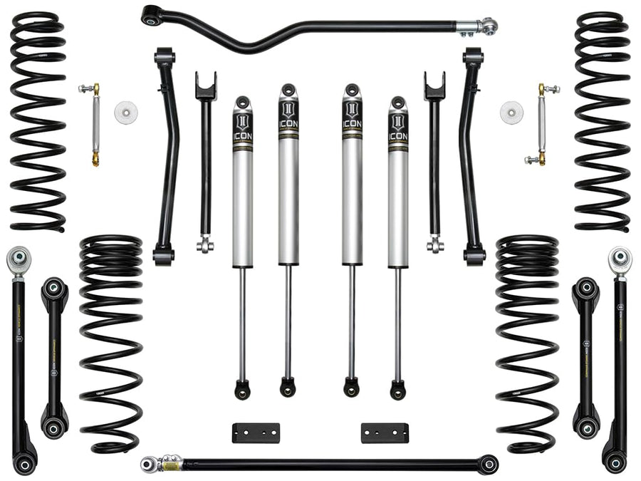 2.5" Lift, ICON Stage 5 Suspension System, Tubular UCA, Compatible with 2020-Up Gladiator, K22105T