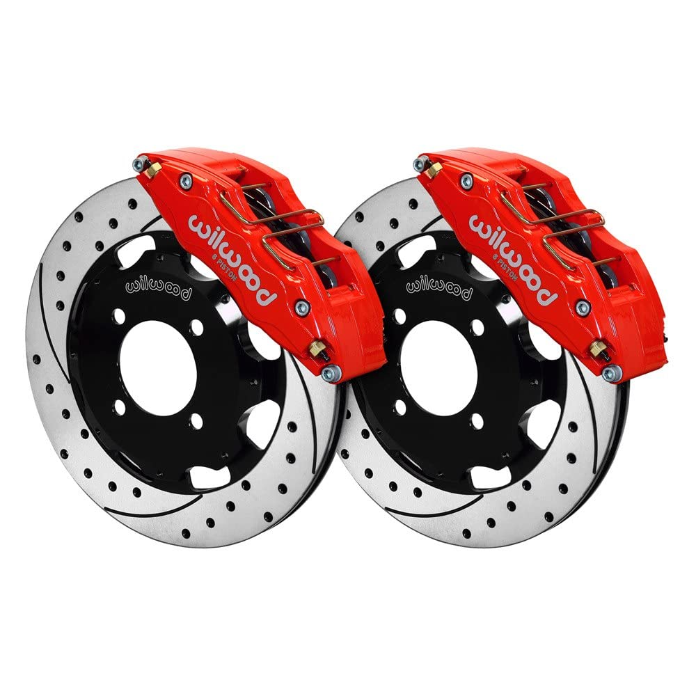 Front Hat Kit, DP6A 12.19", Drilled, Red